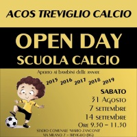 news OPEN DAY SCUOLA CALCIO ACOS! 